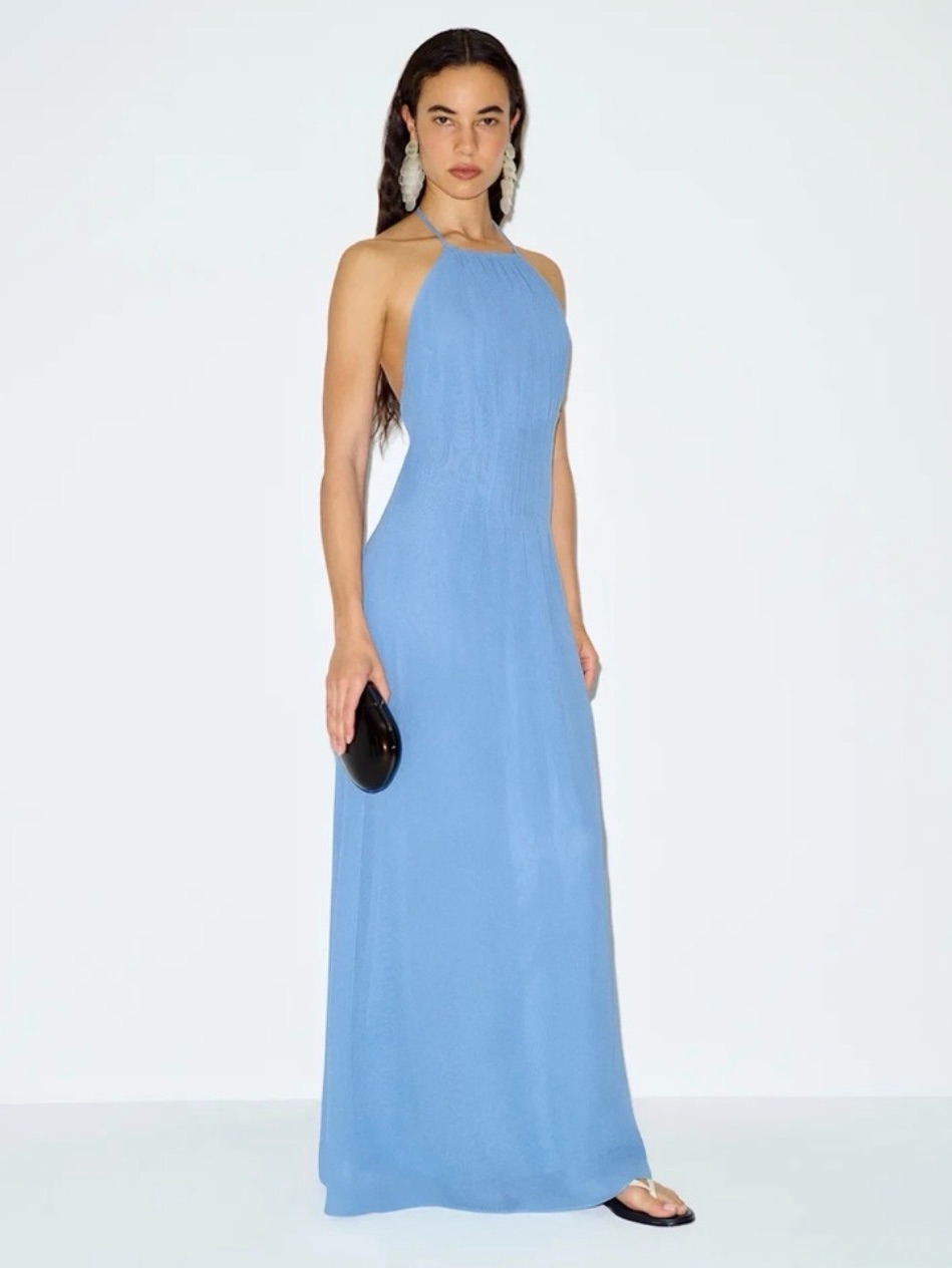 Reformation Olga Dress Blue - Size 4 Minimalist Feminine